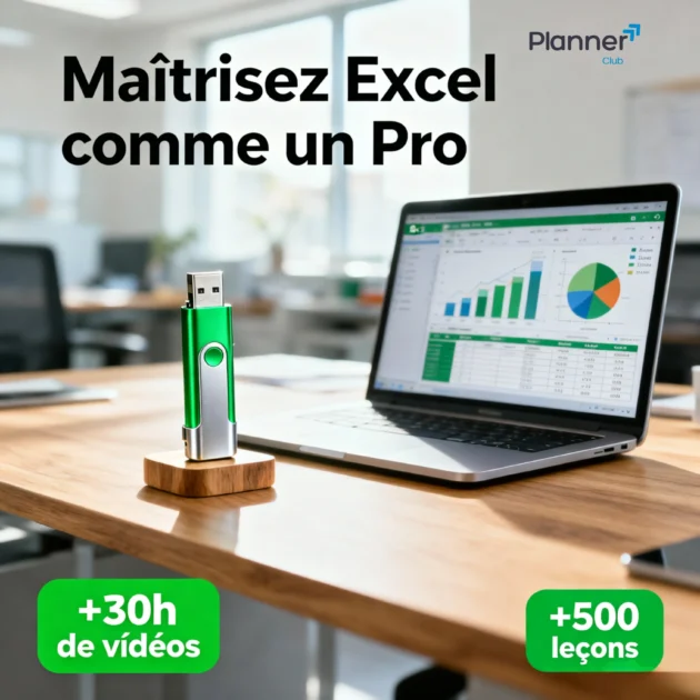 📊Formation Excel Avancée sur Clé USB – De Débutant à Expert